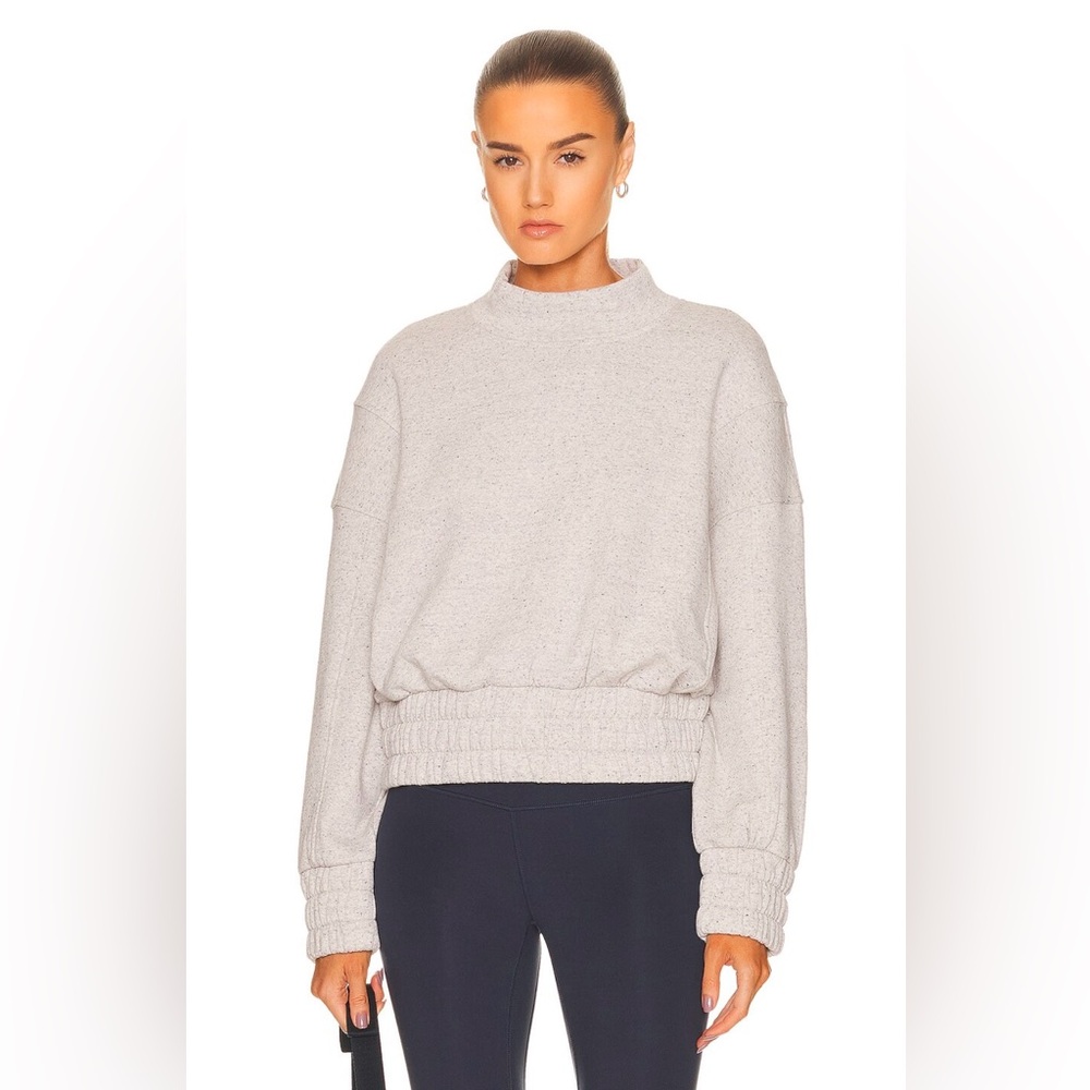 Varley Dunbar Sweatshirt - Grey Mockneck NWOT